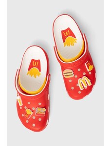 Pantofle Crocs Crocs x McDonald’s Clog červená barva, 209858.MUL