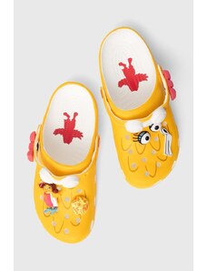 Pantofle Crocs Crocs x McDonald’s Bridie Clog žlutá barva, 208696.YELL