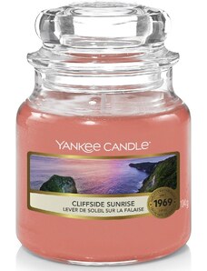 Yankee Candle vonná svíčka Classic ve skle malá Cliffside Sunrise 104 g