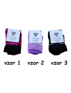 Dívčí ponožky Yoclub SKF-0003G - srdíčka