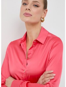 Košile Marciano Guess MELISSA dámská, růžová barva, regular, s klasickým límcem, 4RGH31 7008A