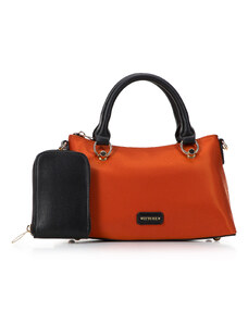 Nylonová mini kabelka s pouzdrem Wittchen, oranžová, nylon