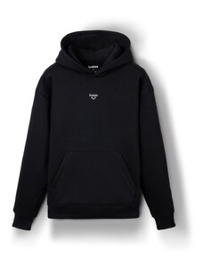 Vasky Botas Mikina Hoodie Black - bavlněná mikina černá česká výroba ze Zlína