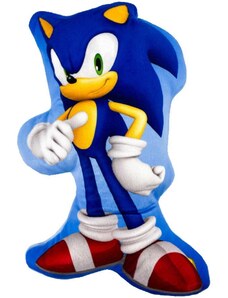 SkyBrands Tvarovaný polštář Ježek Sonic - 30 x 18 cm
