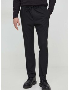 Kalhoty Calvin Klein pánské, černá barva