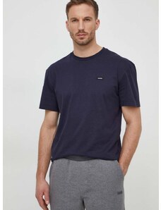Bavlněné tričko Calvin Klein tmavomodrá barva, K10K112749