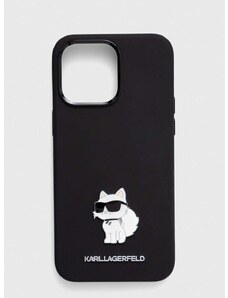 Obal na telefon Karl Lagerfeld iPhone 15 Pro Max 6.7'' černá barva