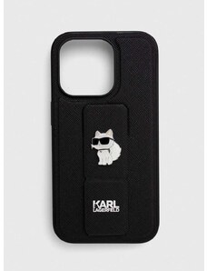 Obal na telefon Karl Lagerfeld iPhone 14 Pro 6.1'' černá barva