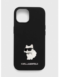 Obal na telefon Karl Lagerfeld iPhone 15 / 14 / 13 6.1'' černá barva