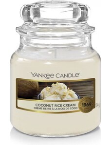 Yankee Candle vonná svíčka Classic ve skle malá Coconut Rice Cream