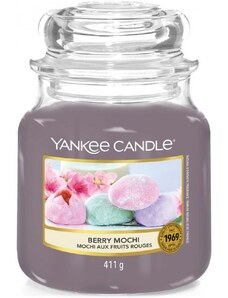 Yankee Candle vonná svíčka Classic ve skle střední Berry Mochi
