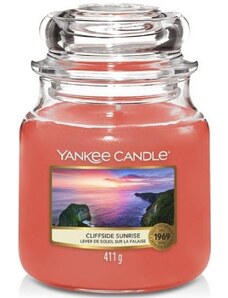 Yankee Candle vonná svíčka Classic ve skle střední Cliffside Sunrise 411 g