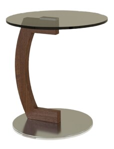Kouřový skleněný odkládací stolek Miotto Gioia 45 cm