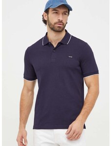 Polo tričko Calvin Klein tmavomodrá barva, K10K112751