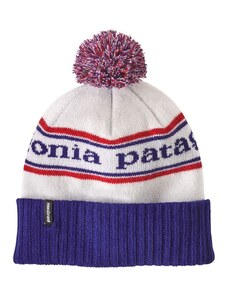 Patagonia Powder Town Beanie Park Stripe Viking Blue