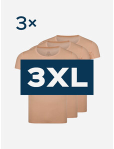 CityZen Triplepack pánské neviditelné tričko pod košili ARLON se zdvojeným podpažím - 3XL
