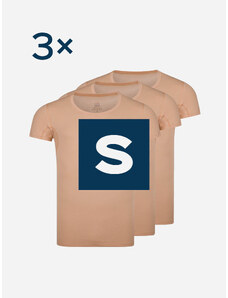 CityZen Triplepack pánské neviditelné tričko pod košili ARLON se zdvojeným podpažím - S
