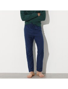 Blancheporte Flanelové jednobarevné pyžamové kalhoty nám. modrá 52/54