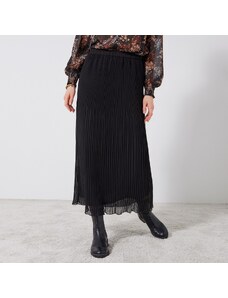 Blancheporte Voálová plisovaná sukně z recyklovaného polyesteru (1), pro malou postavu černá 40