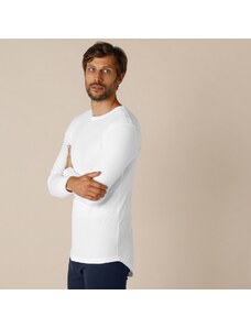 Blancheporte Sada 2 spodních triček s dlouhými rukávy, polyester bílá 125/132 (4XL)