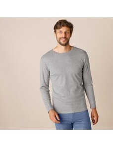 Blancheporte Sada 2 spodních triček s dlouhými rukávy, polyester šedý melír 125/132 (4XL)