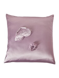 Blancheporte Saténová dárková sada na spaní (maska na spaní + povlak na polštář + gumička do vlasů) lila