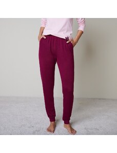 Blancheporte Pyžamové kalhoty se zúženými konci nohavic bordó 50