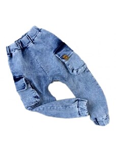 MIMI Chlapecké kapsáče MIMI jeans modrošedé