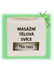 SVITSOL Svíčka "MASÁŽNÍ TĚLOVÁ" VALLERI LUXURY TEA TREE větší balení