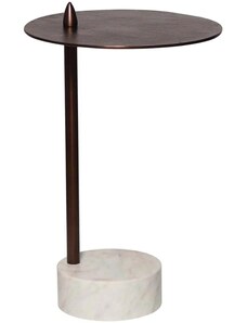Mosazný kovový odkládací stolek Richmond Barron 37,5 cm