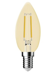 Nordlux Žlutá stmívatelná LED žárovka Classic Deco Standard E14 4,2W