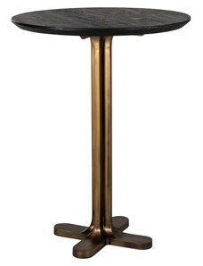 Černý dřevěný barový stůl Richmond Revelin 81 cm