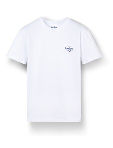 Vasky Botas Triko Basic White - Pánské pánské triko s krátkým rukávem bavlněné bílé česká výroba ze Zlína