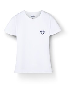 Vasky Botas Triko Basic White dámské triko s krátkým rukávem bavlněné bílé česká výroba ze Zlína