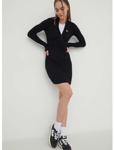 Šaty Tommy Jeans černá barva, mini, DW0DW17525