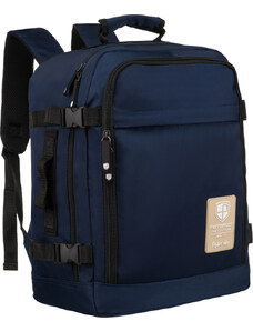 Peterson Tmavě modrý cestovní batoh Tmavě modrá