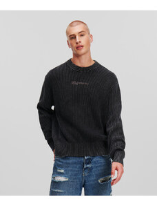 SVETR KARL LAGERFELD JEANS KLJ RIBBED SWEATER