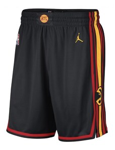 Dětské Jordan Atlanta Hawks Statement Shorts / Černá, Žlutá / XL