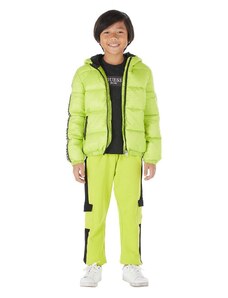 Dětská bunda Guess zelená barva
