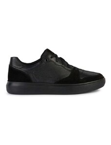 Kožené sneakers boty Geox U DEIVEN černá barva, U455WB 04722 C9999