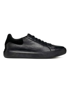 Kožené sneakers boty Geox U DEIVEN černá barva, U455WD 00047 C9999