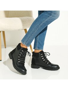 Blancheporte Kotníkové boty ze 2 materiálů, ve sportovním stylu černá 36