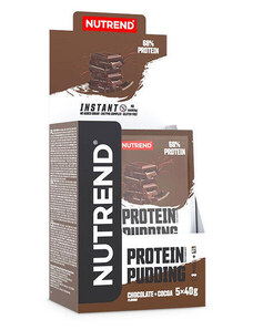 NUTREND PROTEIN PUDDING, 5 x 40 g, čokoláda + kakao