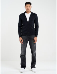Big Star Man's Zip Sweater 161032 Wool-906