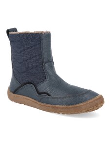Barefoot kozačky Froddo - BF Winter Boots Black modré