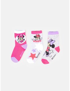 GATE Belení 3 párů ponožek Minnie Mouse