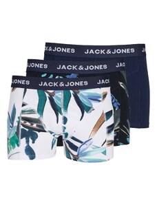 JACK & JONES Boxerky 'Louis' námořnická modř / zelená / černá / bílá