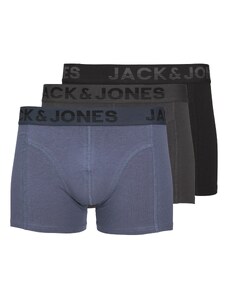 JACK & JONES Boxerky 'SHADE' námořnická modř / antracitová / tmavě šedá / černá