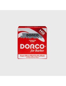 Dorco For Barber Prime Red Single Edge žiletky 100 ks