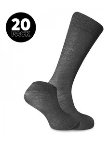 Lee Cooper 20 Pack Socks Mens Charcoal